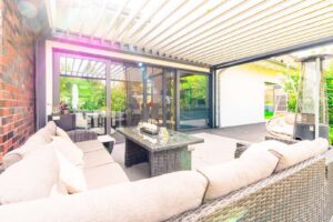 Überdachte Terrasse